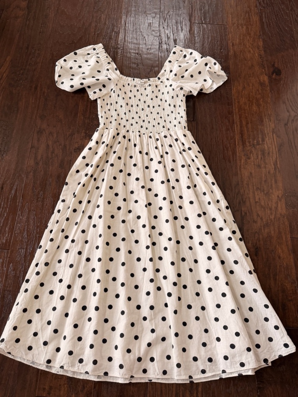Madewell Black Polka Dots Dress